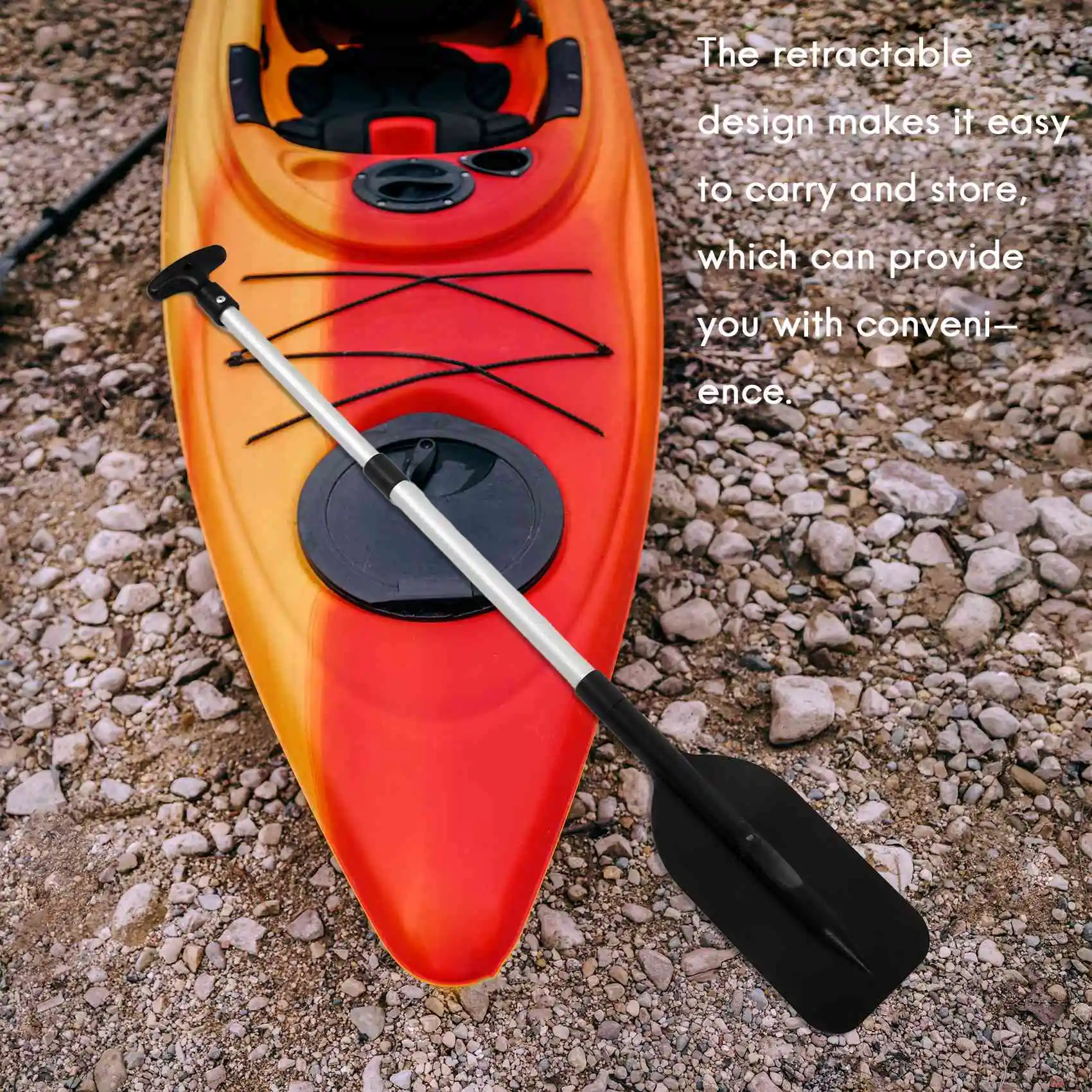 A29Z-2Pcs المجاذيف تصغير البلاستيك قارب مجداف مجذاف قابل للطي لقوارب الكاياك جت سكي و الزورق سلامة اكسسوارات للقوارب