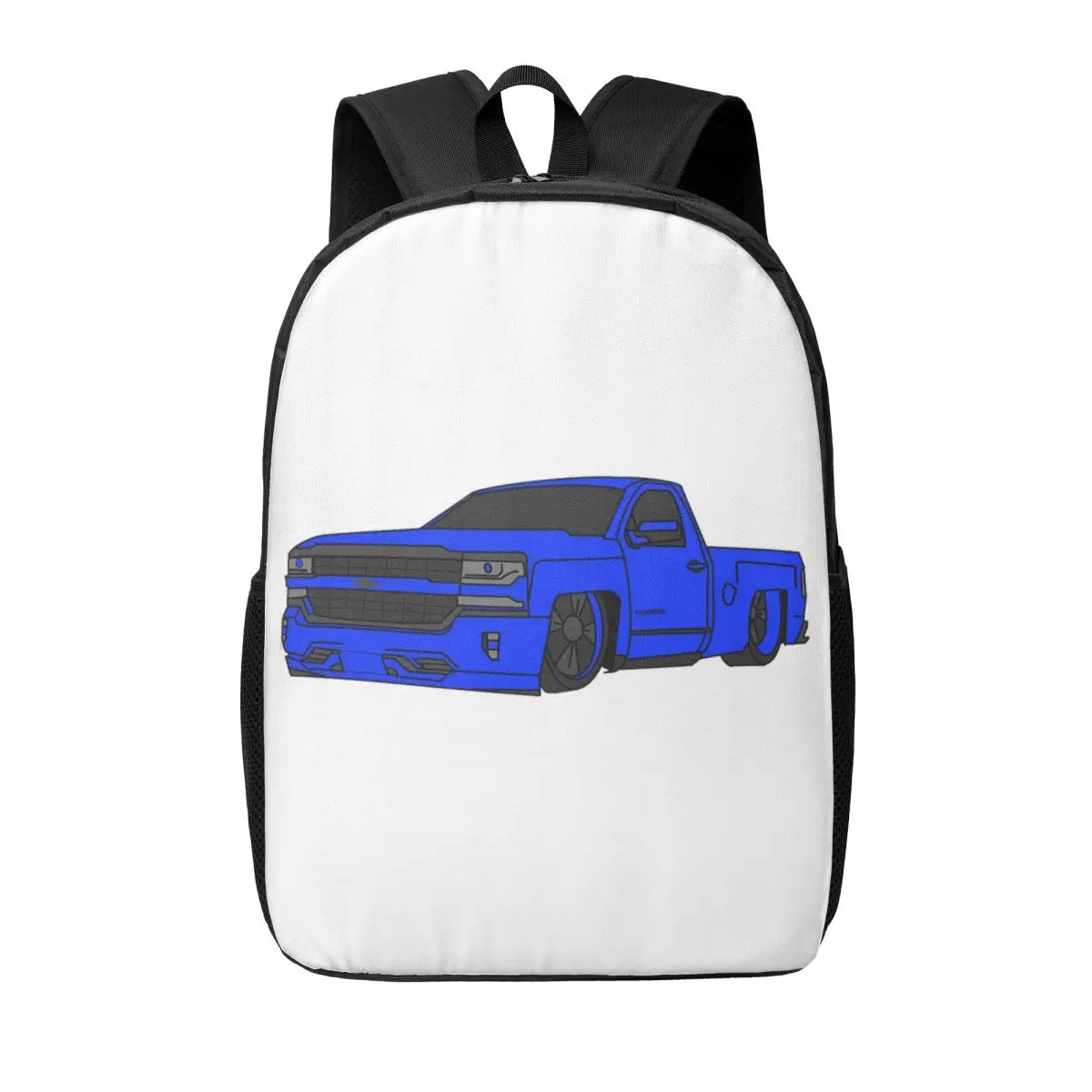 

Blue Chevy Silverado Woman Backpacks Boys Girls Bookbag Waterproof Children School Bags Portability Laptop Rucksack Shoulder Bag