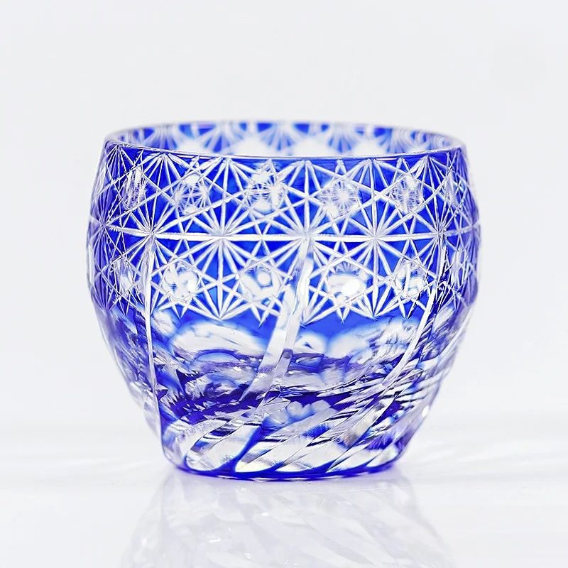 Japanese Sake Glasses Crystal Wine Glasses Lightweight Simple Household Wine Glass Drinkware Glassware Desktop Decoration