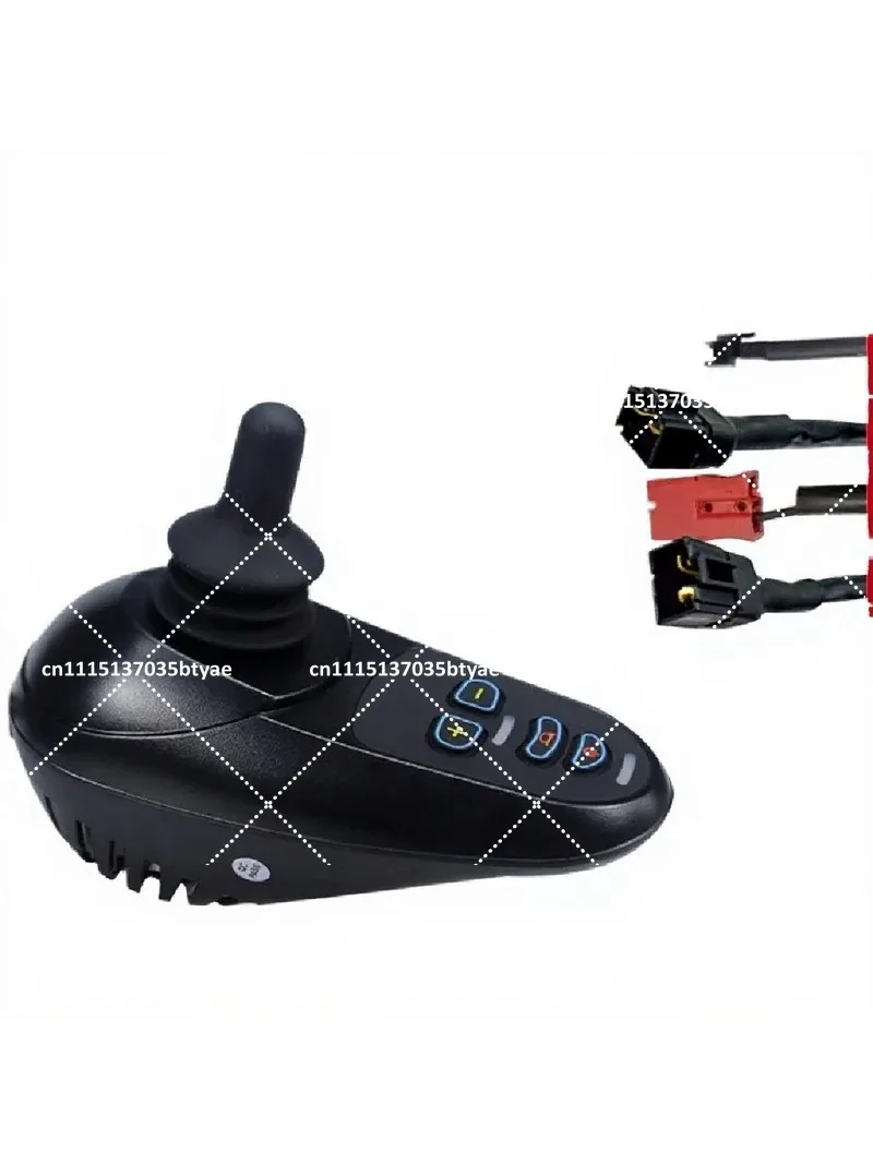 Universal Electric Wheelchair Joystick Controller, Intelligent Speed Adjustable Remote, Safety Stop on Release