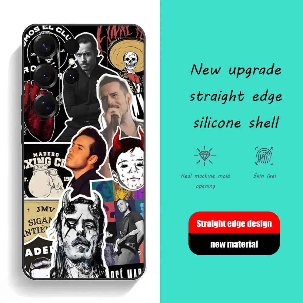 Jose Madero Singer Cool Phone Case For Samsung Galaxy S26 S25 S24 S23 S22 S21 Plus Ultra Note20 Soft Black