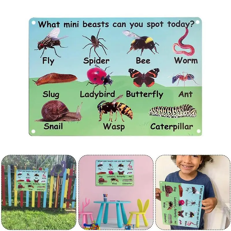 Learning Wood Board Preschool Educational Wooden Board For Animals Learning Animals Themed Toy Versatile Figures Teaching Wall