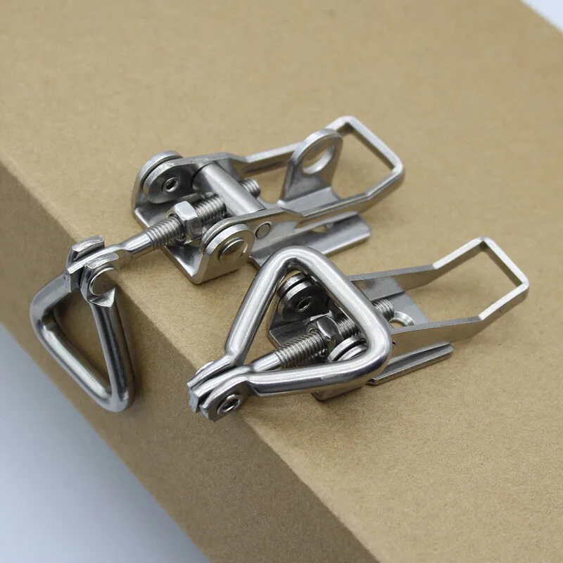 1PCS 304 Stainless Steel 90-Degree Adjustable Fixed Lock Buckle for Wooden Equipment Box Hardware Adjustable Tool Accessory