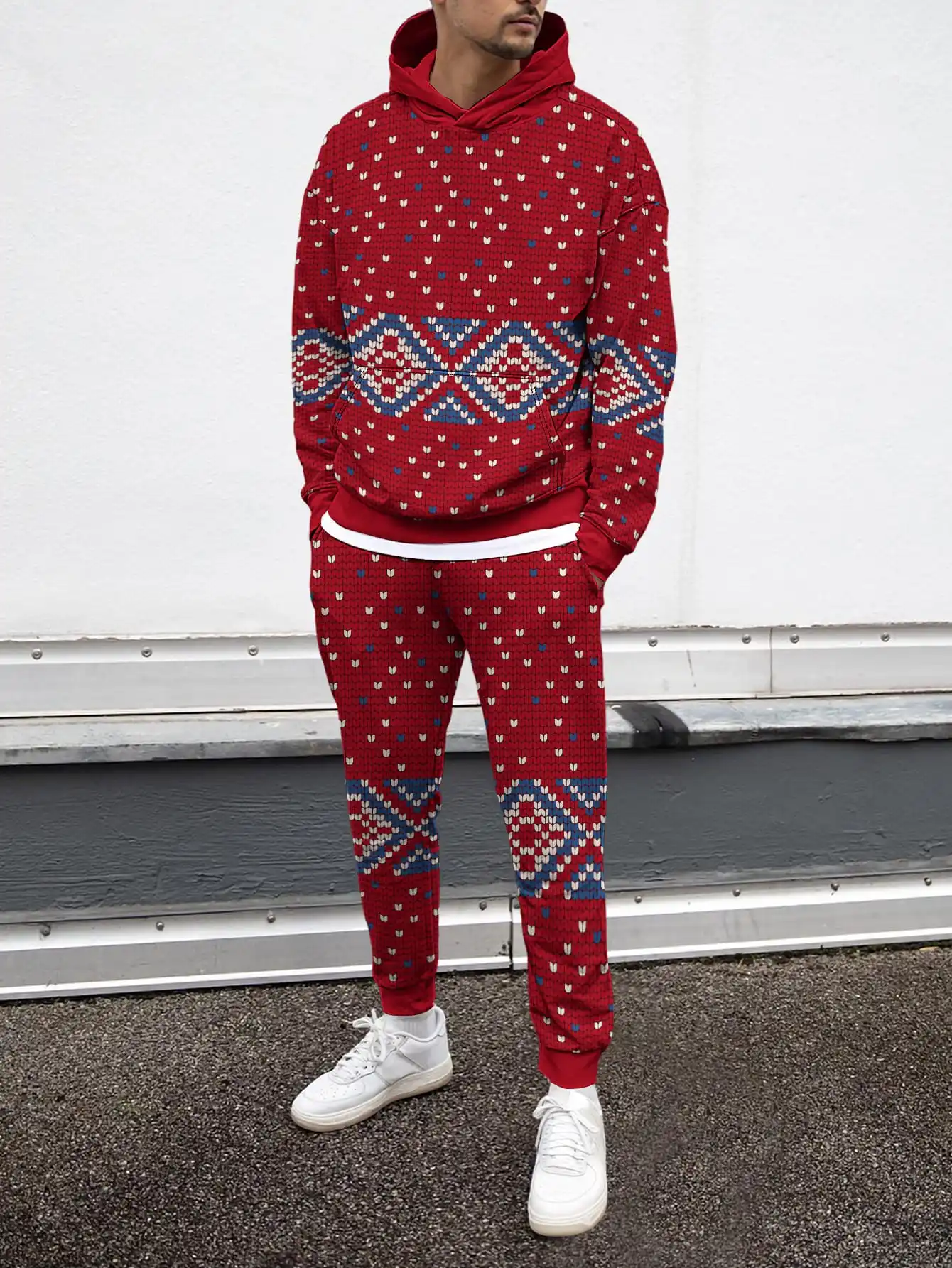 

Tie Dye Creative Art Design 3D Print Harajuku Style Tracksuit Hoodie Trouser 2Pc Sets Men Breathable Lightweight Casual Wear