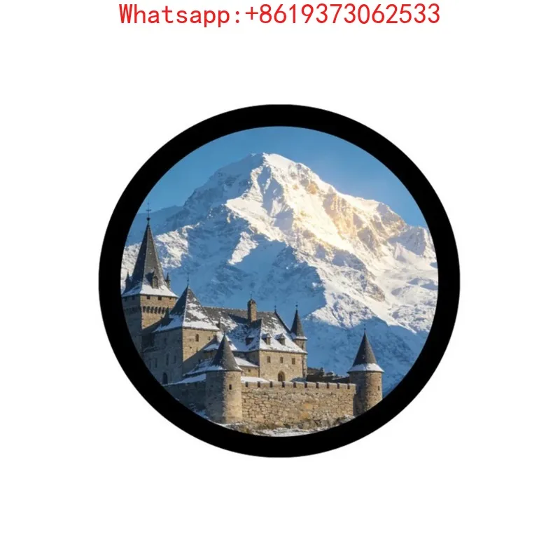 

7inch HDMI Round Capacitive Touch Display 1080 * 1080 Resolution IPS Display Panel 10-Point Touch Optical Bonding Toughened