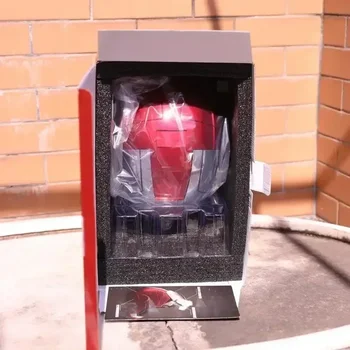 Electronic Iron Man Mk5 1:1 Helmet Automatoc Voice Control Avengers Mk7 Mk5 Cosplay With Led Light Toy Close Ironman Helmet Gift 39