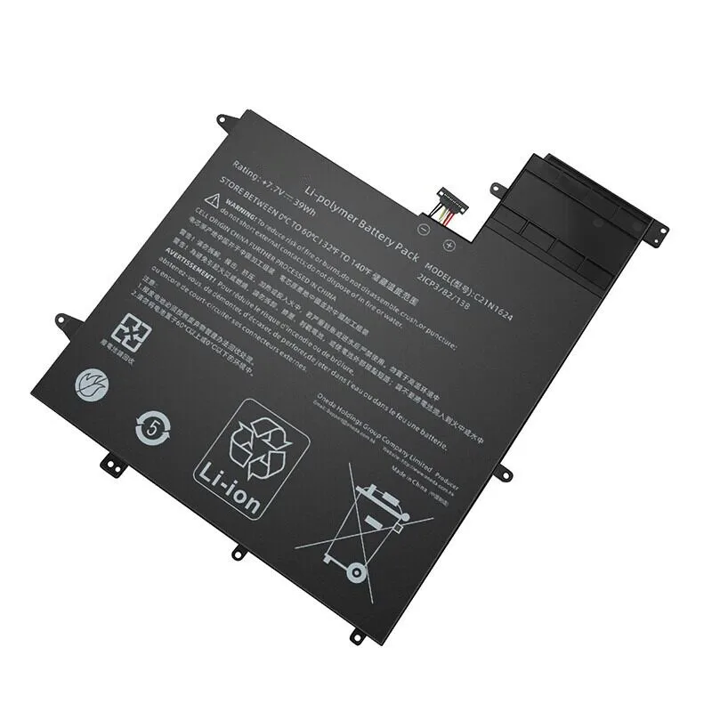 Аккумулятор для ноутбука C21N1624 7.7V 39Wh 0B200-02420000 для ноутбуков серии Q325U Q325UAR UX370UA