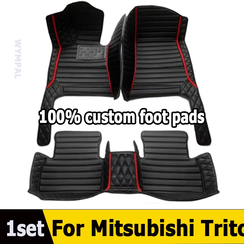 

Автомобильные коврики для Mitsubishi Triton L200 Sportero Hunter strрак KA 2005 ~ 2014, водонепроницаемый напольный коврик, аксессуары для интерьера автомобиля