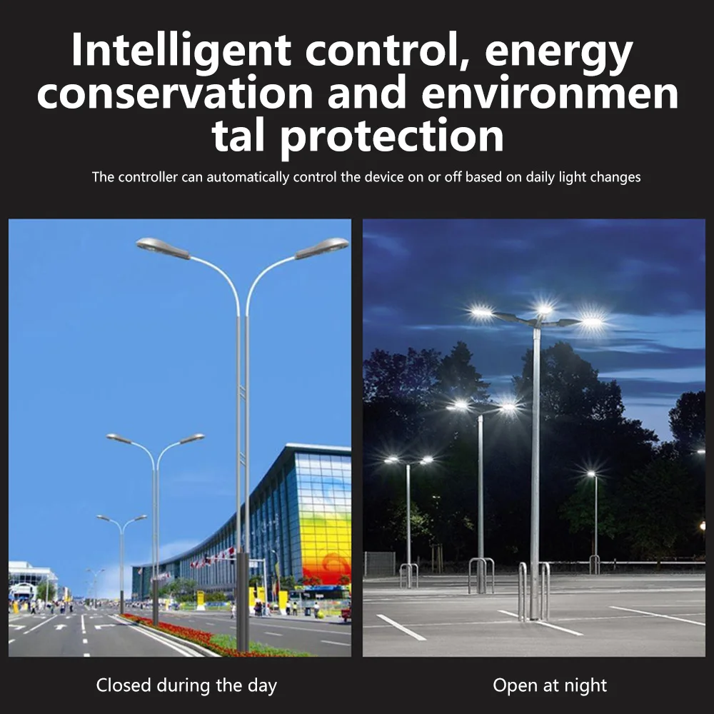 Automatic On Off Photocell street Light Switch DC 12V AC 220V/110V 50-60Hz 10A Photo Control Photoswitch Rainproof Sensor Switch