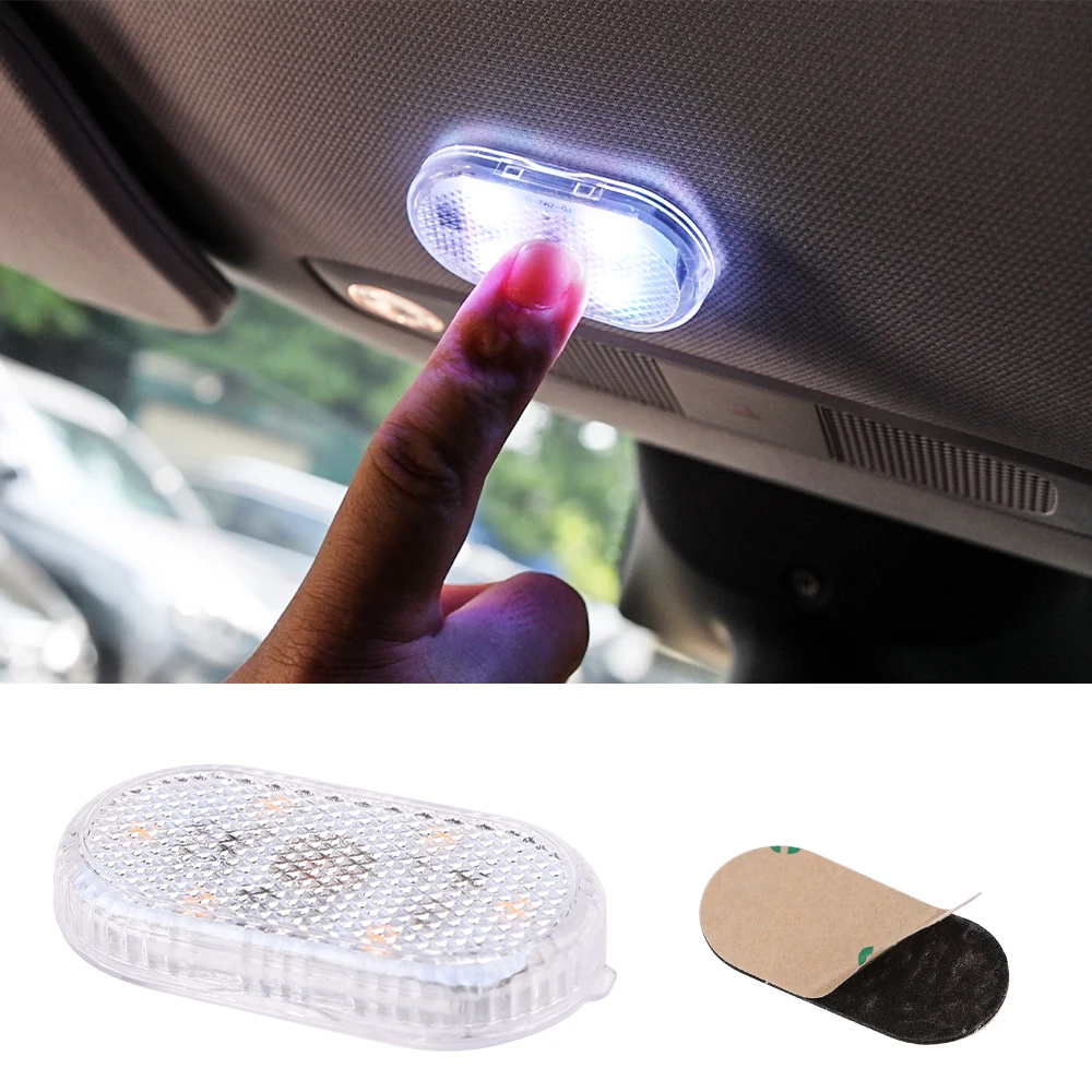 1pc Car LED Ceiling Lamp Car Decorations Roof Interior Lighting Touch Sensor Reading Light USB LED Interior Floor Trunk Light