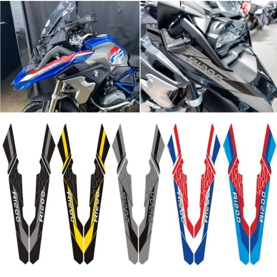 Para BMW R1200GS 2017-2019 2018 pegatina de cubierta frontal accesorios adhesivos de motocicleta