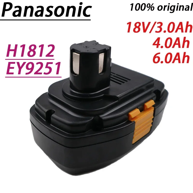 EY9251 Panasonic Original Electric Tool Battery 18V 6000mAh Nickel Hydrogen Rechargeable Battery