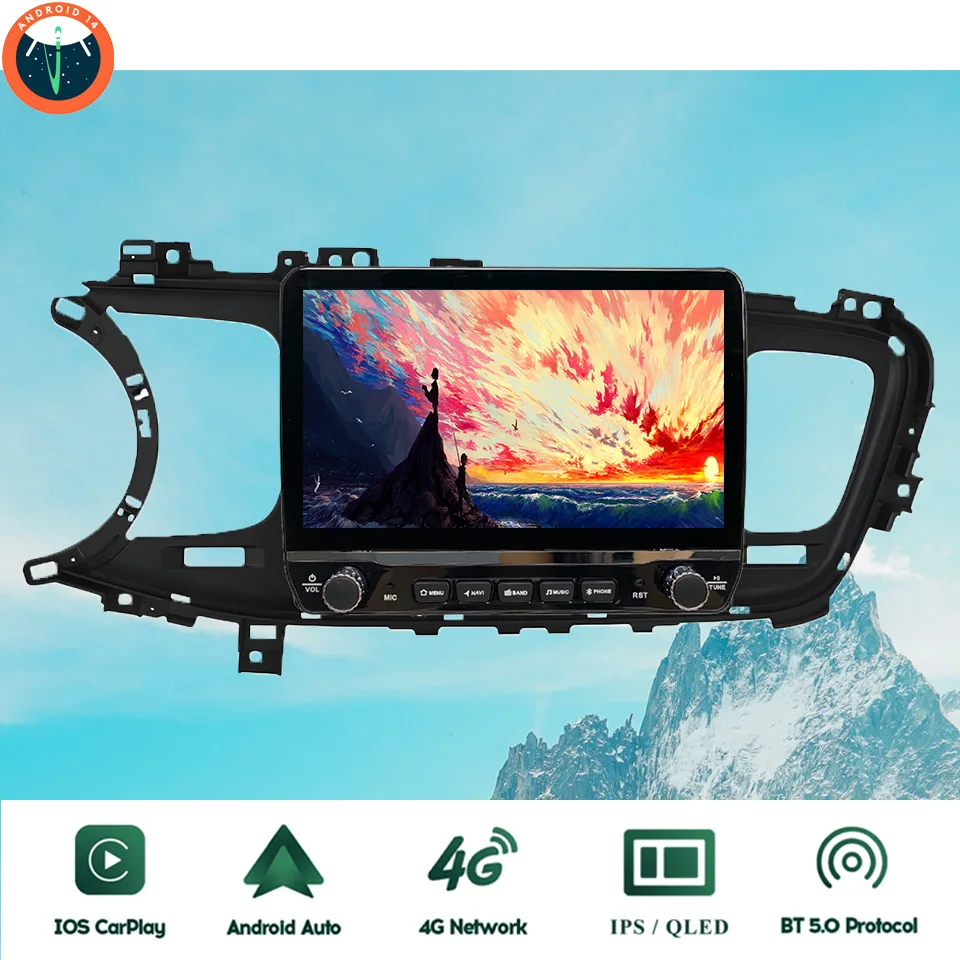 8Core 8G+128G Car Radio Audio Video Stereo DVD Cassette For Kia K5 Optima 2010 - 2015 GPS Navigation Car intelligent systems RDS