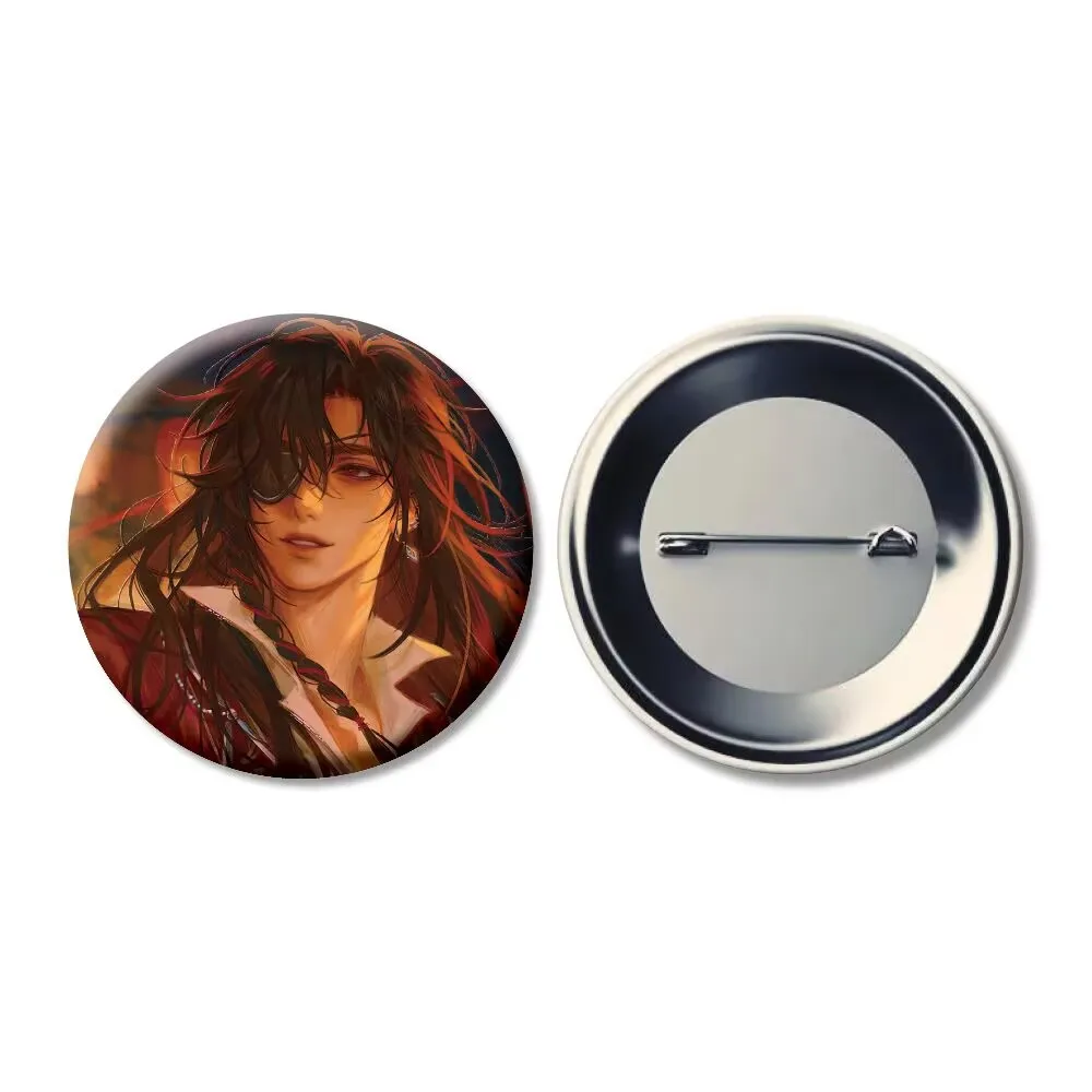 "البركات الأفضل الرسمية السماوية" الأصلية الطرفية "Xie Lian Hua cheng" بروش شارة صفيح لامعة هدية