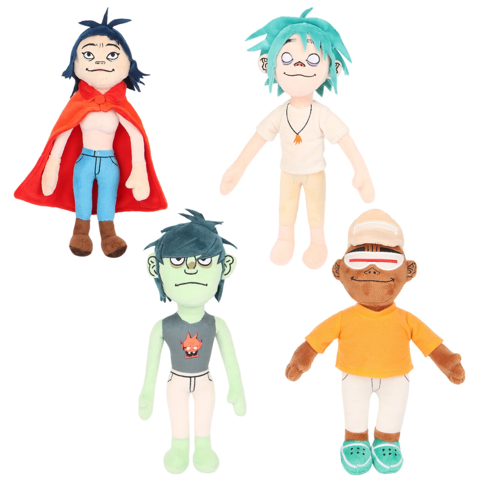 

Плюшевая игрушка Gorillaz Noodle: Мягкая кукла-фигурка музыкальной группы, милый сувенир для детей, взрослых и фанатов, коллекционная вещь