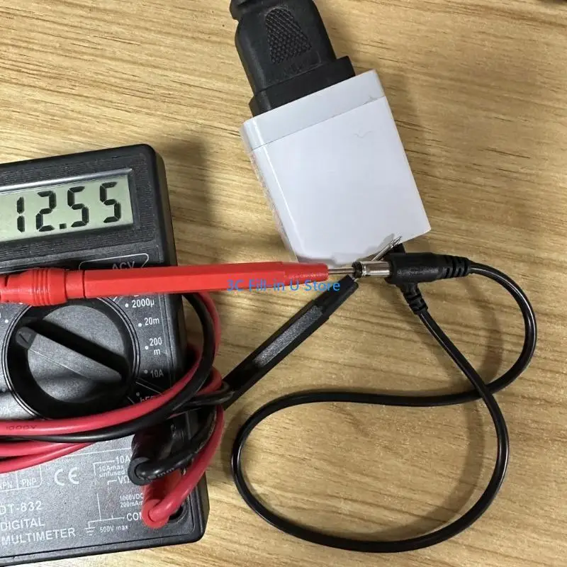 G8TA DC5.5x2.1mm to TypeC Input Cable for WiFi Router Speaker LED Light 9V 12V 15V20V