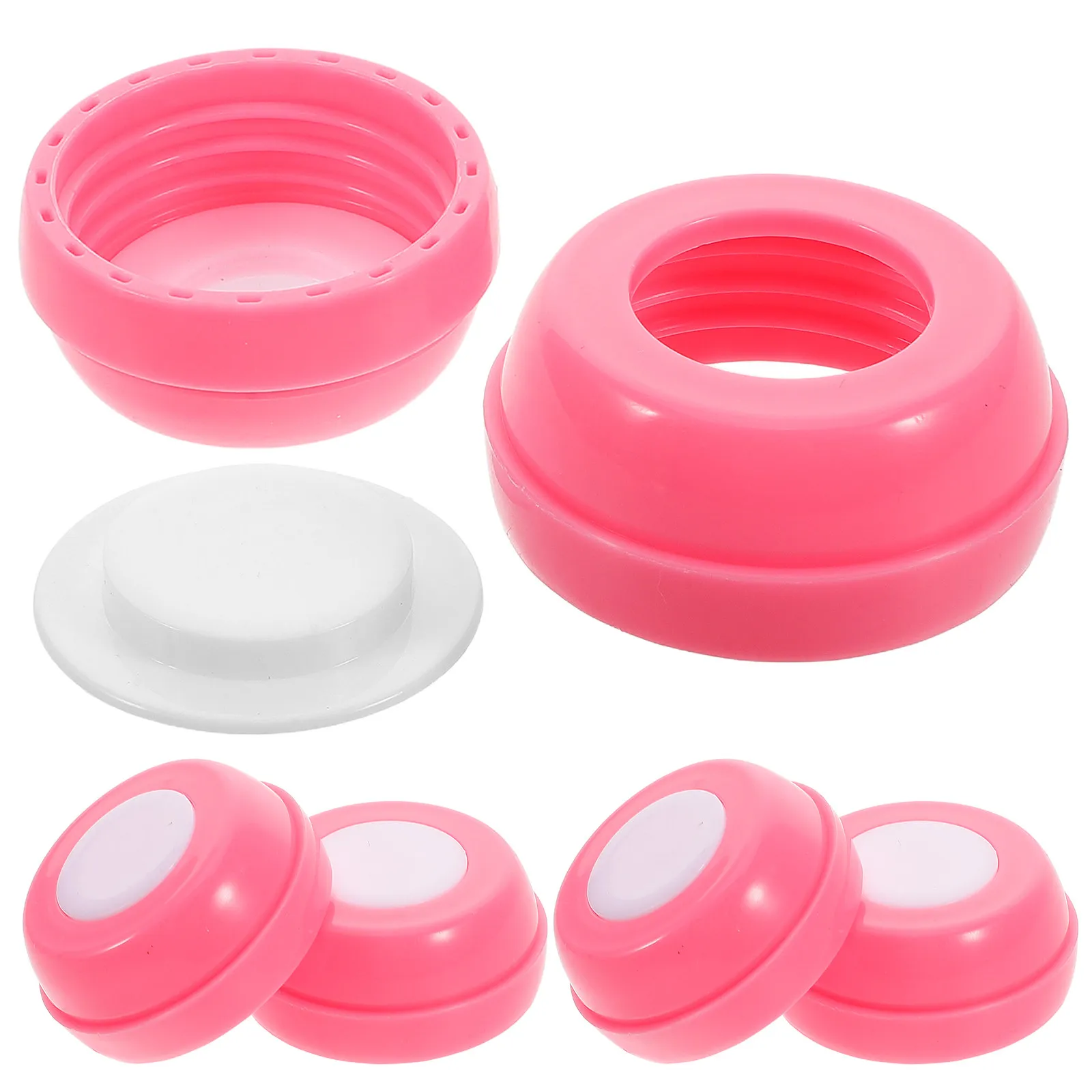 

6 шт. герметичных колпачков для детских бутылочек с широким горлышком, защитные от проливания, сменные крышки для хранения, совместимые с большинством бутылочек и молочников