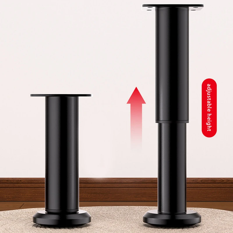 8-110cm Adjustable Height Furniture Support Legs for Bed Frame, Metal Adjustable Furniture Legs for Bed/Sofa/Cabinet/Couch/Table