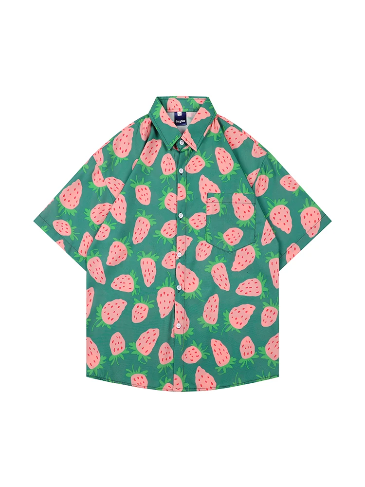 

Loose ort Sve Floral irt Beachwear Tourist Casual Outerwear for Men Summer Hawaii Sle Couple's Lightweight Jaet