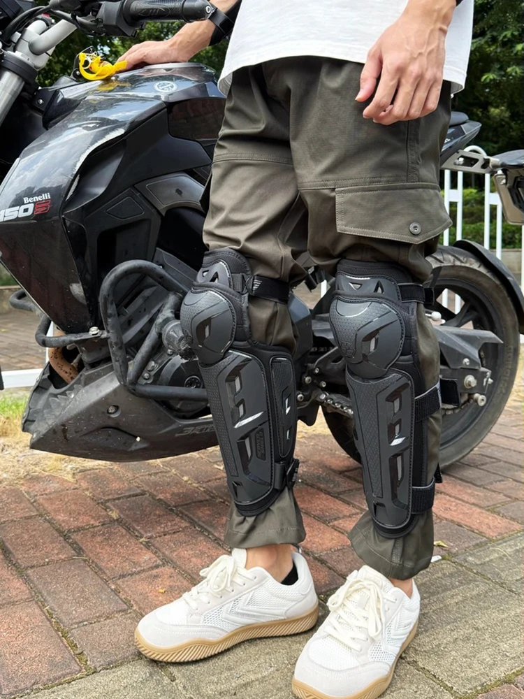 

SCOYCO Motorcycle Knee Elbow TPU Shell Protection Shin Protector Guard Safe Cycling Racing Extreme Sport Accessories Protectors