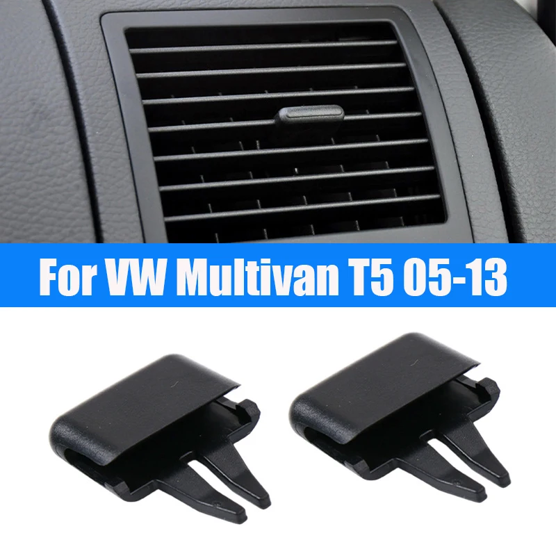 7E5819203 For VW T5 Transporter Multivan 2005-2013 A/C Outlet Clip Air Conditioning Air Vent Grill Slide Clip Trim 7E5815705