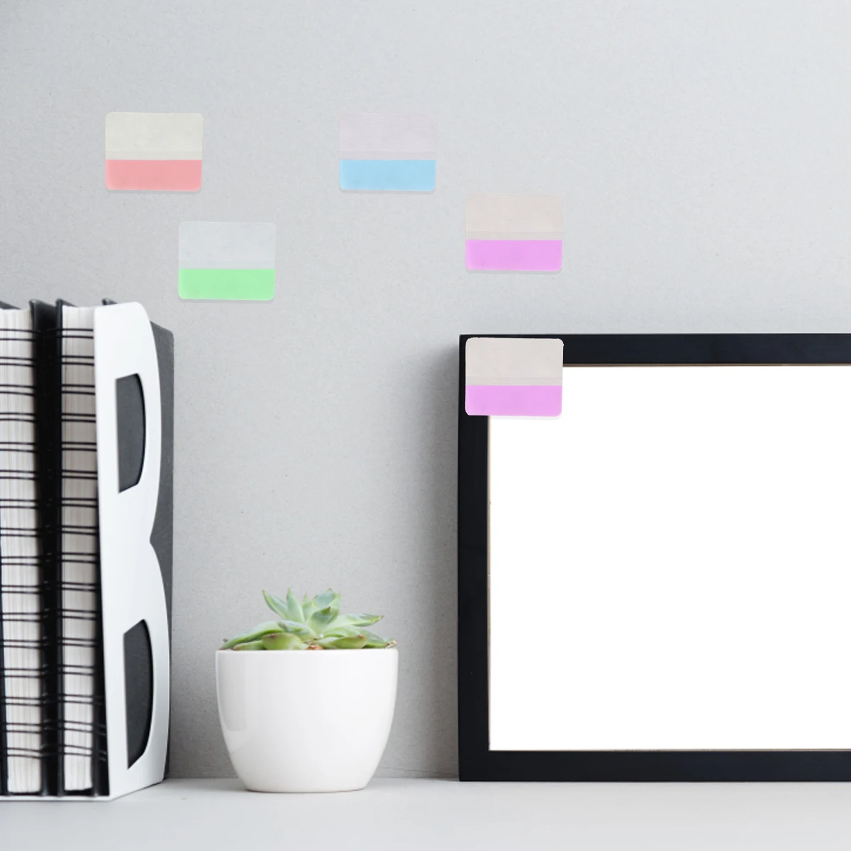 4pcs Colorful For Students Note Labels Index Stickers Reminder Planner Notebook Diary Use Gift Friends