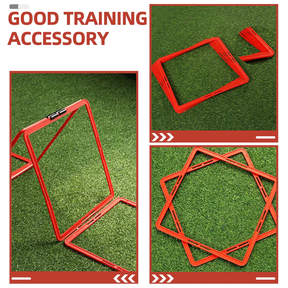 

6 Pcs Portable Agility Rings Football Training Circle Soccer for Goalkeeper Ladder Speed Equipment Child
