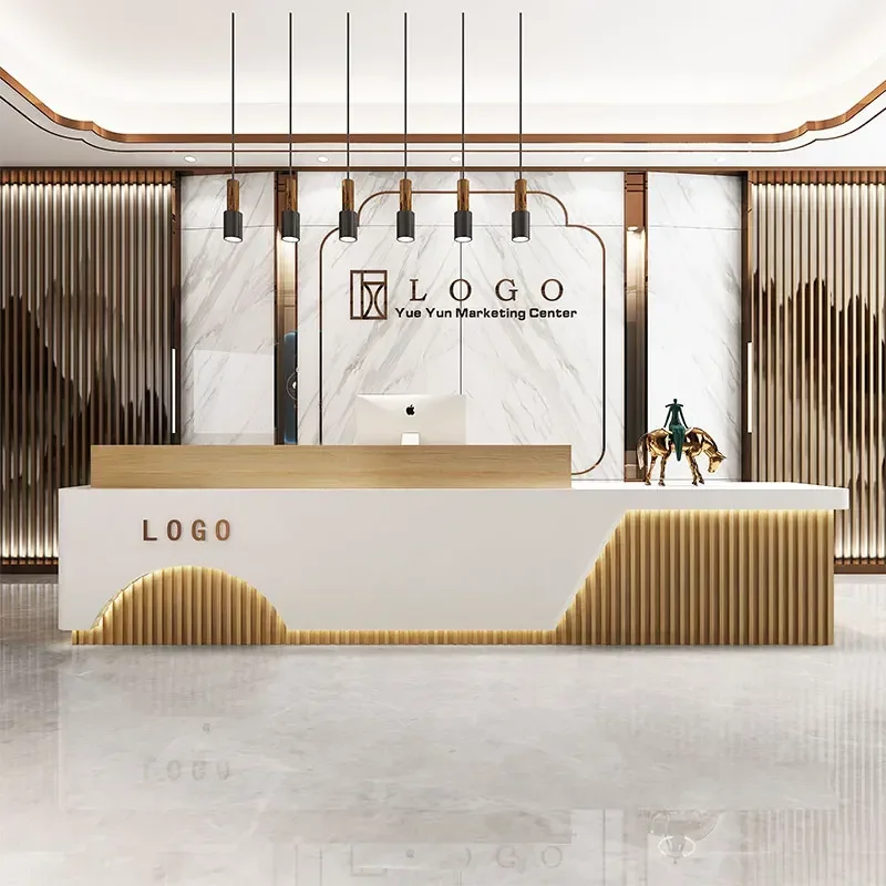 Púlpito de iglesia, escritorios de recepción, atril escolar de oficina, mostrador de cajero, mostrador de Bar portátil Simple, muebles de salón Schreibtisch