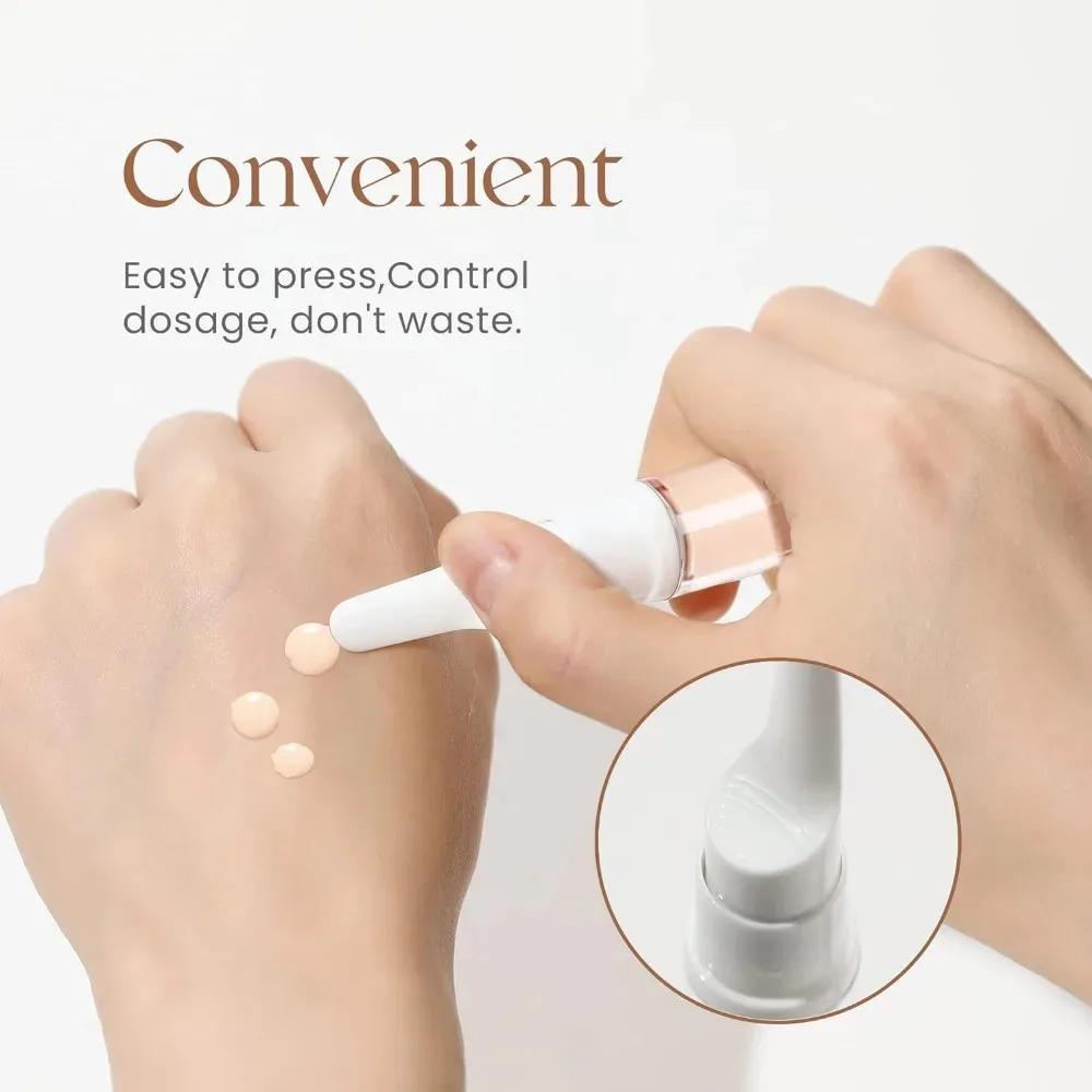 5/10/15ml Clear Airless Vacuum Pump Bottle Cosmetic Eye Cream Travel Size Dispenser Refillable Containers Portable Makeup Tools