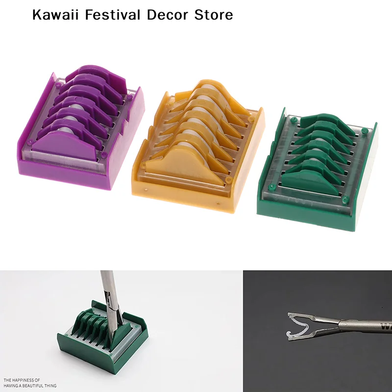 【K】1pc Medical Plastic Laparoscopic Polymer Ligation Clips Hemolok Clips Endoscopy Surgery Surgical Vascular Clips Medical Tools
