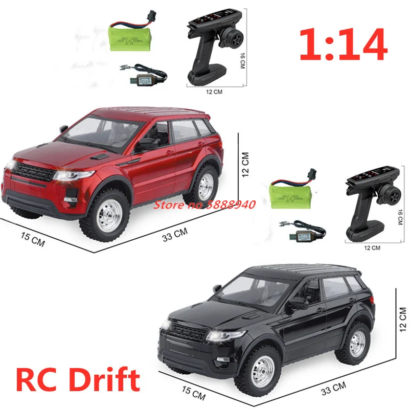 

1:14 High Speed Off-road Climbing RC Car Full Scale 1/14 Rc Drift Racing Vehical With Led Lamp/metal Drive Shaft/280motor Car To