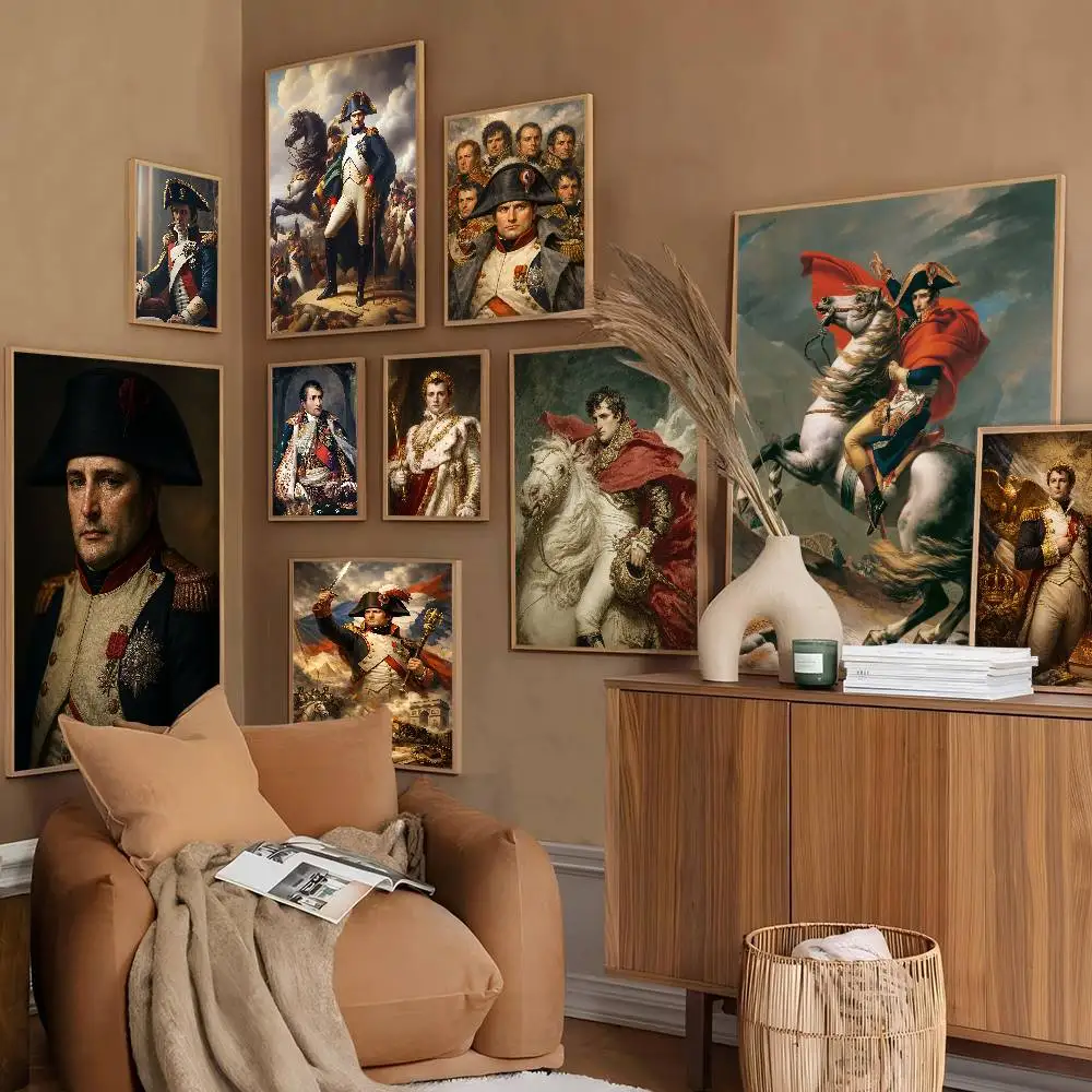 Napoleon Bonaparte Art Anime Posters Sticky HD Quality Wall Art Retro Posters For Home Kawaii Room Decor