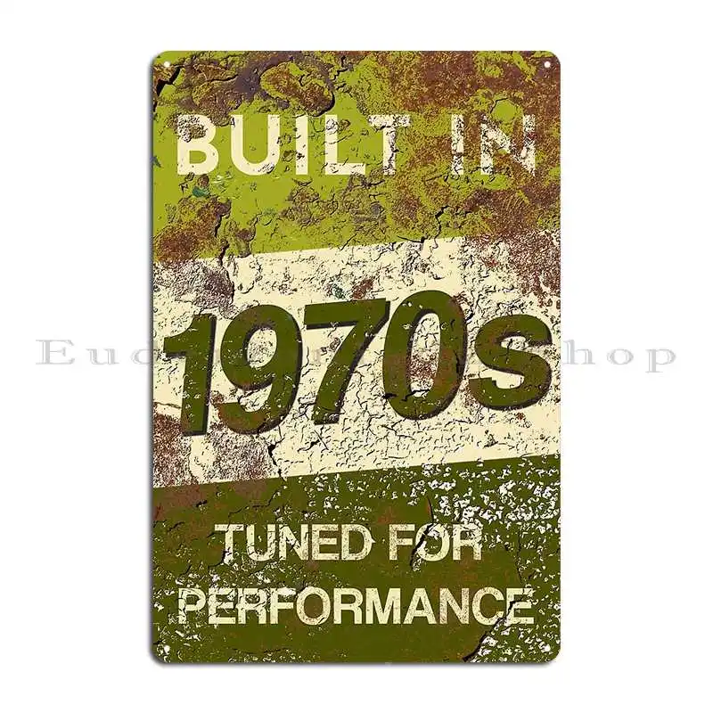 Customiseable Rusted Retro Metal Birth Year Plate Birthday Metal Sign Cinema Customized Club Club Bar Cinema Tin Sign Poster