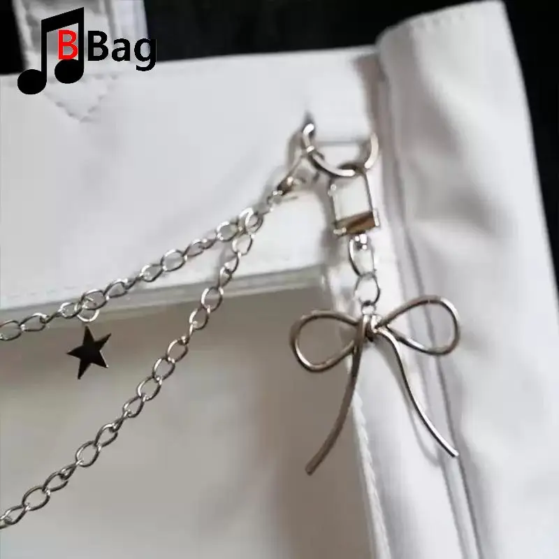 Original Double Layer Itabag Chain Multi Styles Kawaii Gothic Y2K Accessory For Large Itabag S L Size In Stock Merchandise