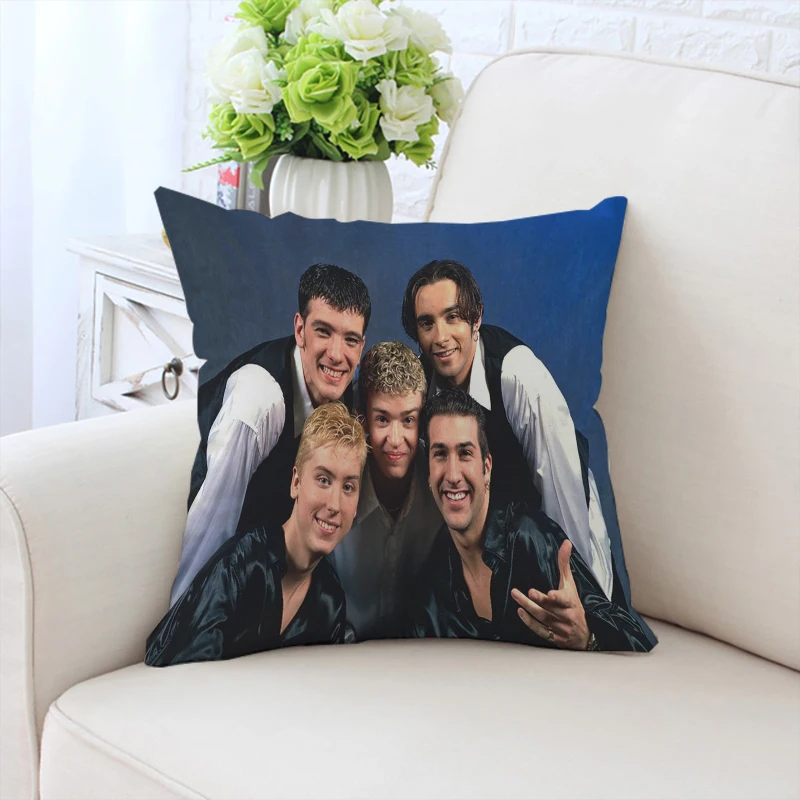 

Home Decoration 'N Sync Fan Gifts Cushion Covers for Decorative Cushions Pillowcases for Pillows 45x45 Cushion Cover Pillow Bed