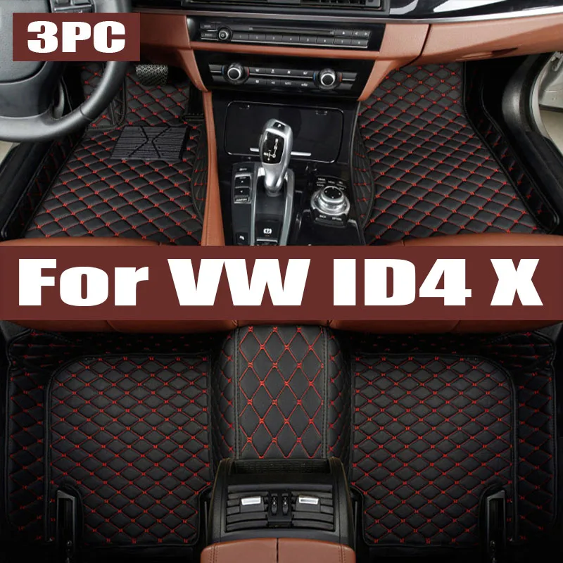 

TPE Custom Car Floor Mats For VW ID4 X 2021 2022 2023 Waterproof Carpet Auto Interior trunk mat