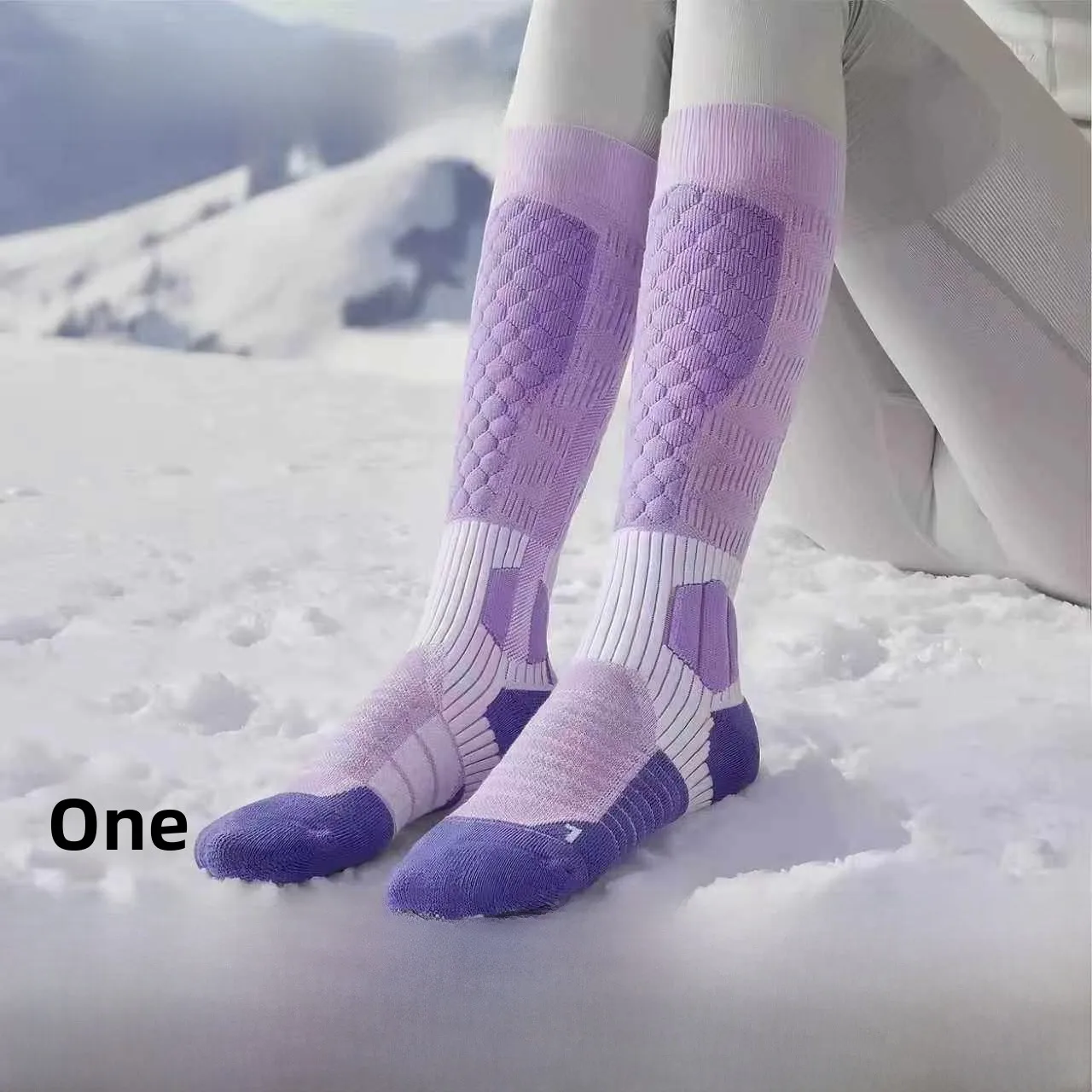 

Thiened Long Tube Ski Sos ex Winter Warm Anti-slip Mountain Climbing Sports Sos for Single And Double Boards