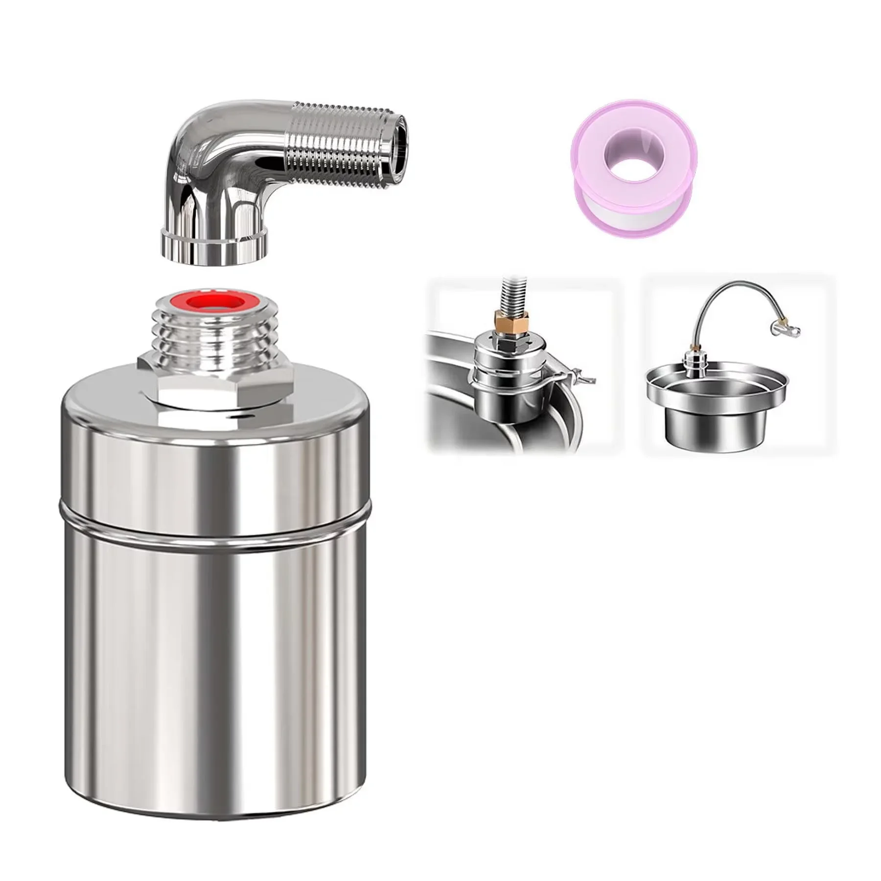 

Поплавковый шаровой кран из нержавеющей стали, ручной контроль уровня воды, автоматический стопорный кран, переключатель пополнения водоснабжения, трансграничный