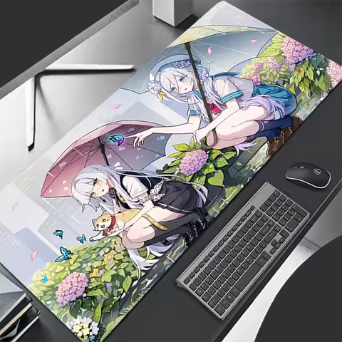 Mousepad Pattern Mouse Pad Desk Mat Computer Gaming HD Black Survival Eternal Return Keyboard Pad Rubber Mat Non Slip Mouse Mat