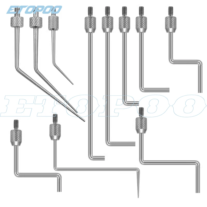 M2.5 Dial Gauge Probe Irregular Dial  Needle Tip Probe for  Needle Height measuring tool