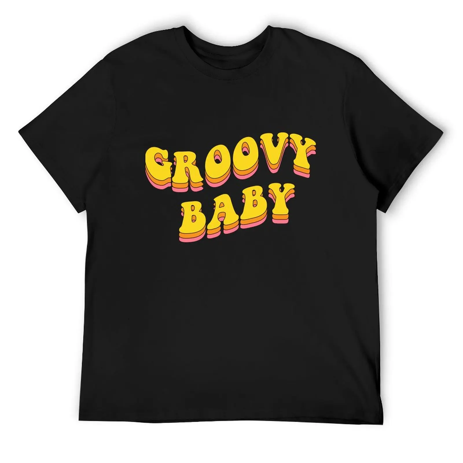 

Groovy Baby T-Shirt aesthetic clothes anime t shirts Personalized t-shirt korean fashion men tshirt