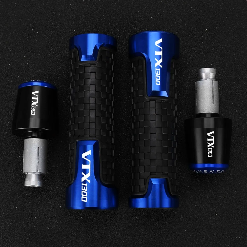 

7/8" 22MM Handlebar Grips FOR HONDA VTX1300C VTX1300 C VTX vtx1300c C 2004 2005 Motorcycle Accessories Handle Bar Cap End Plugs