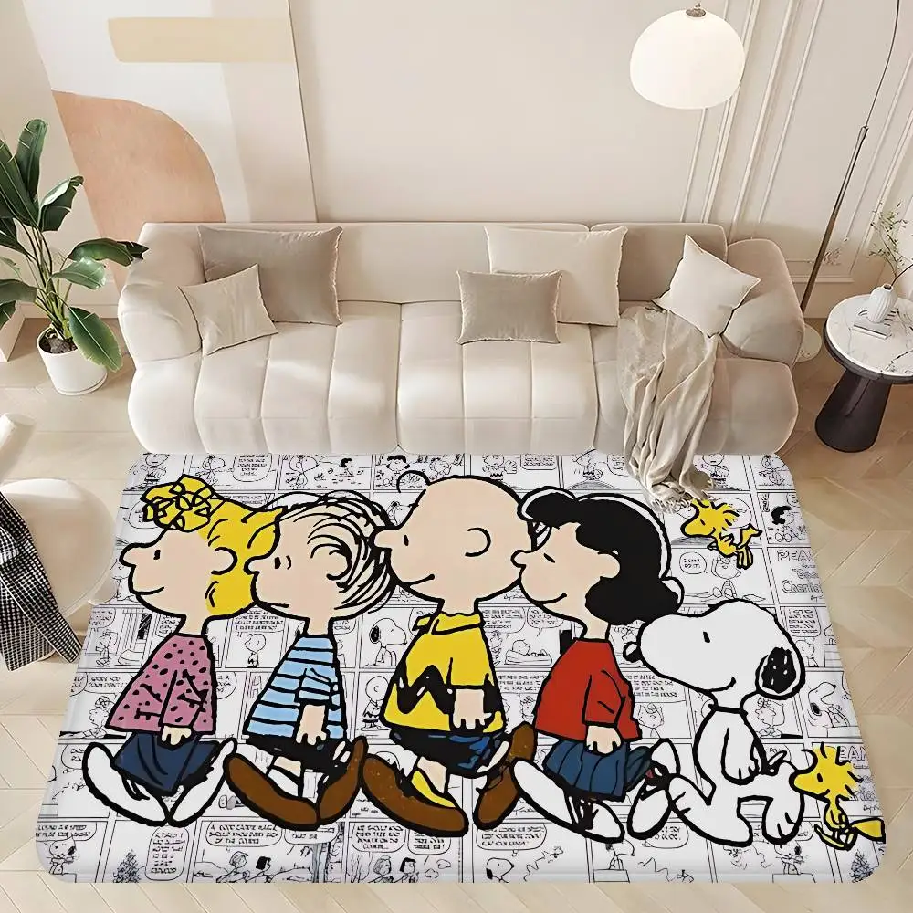Cute Dog S-Snoopy Kitchen Mat Cheaper Anti-slip Modern Living Room Balcony Printed Modern Home Decor view 6