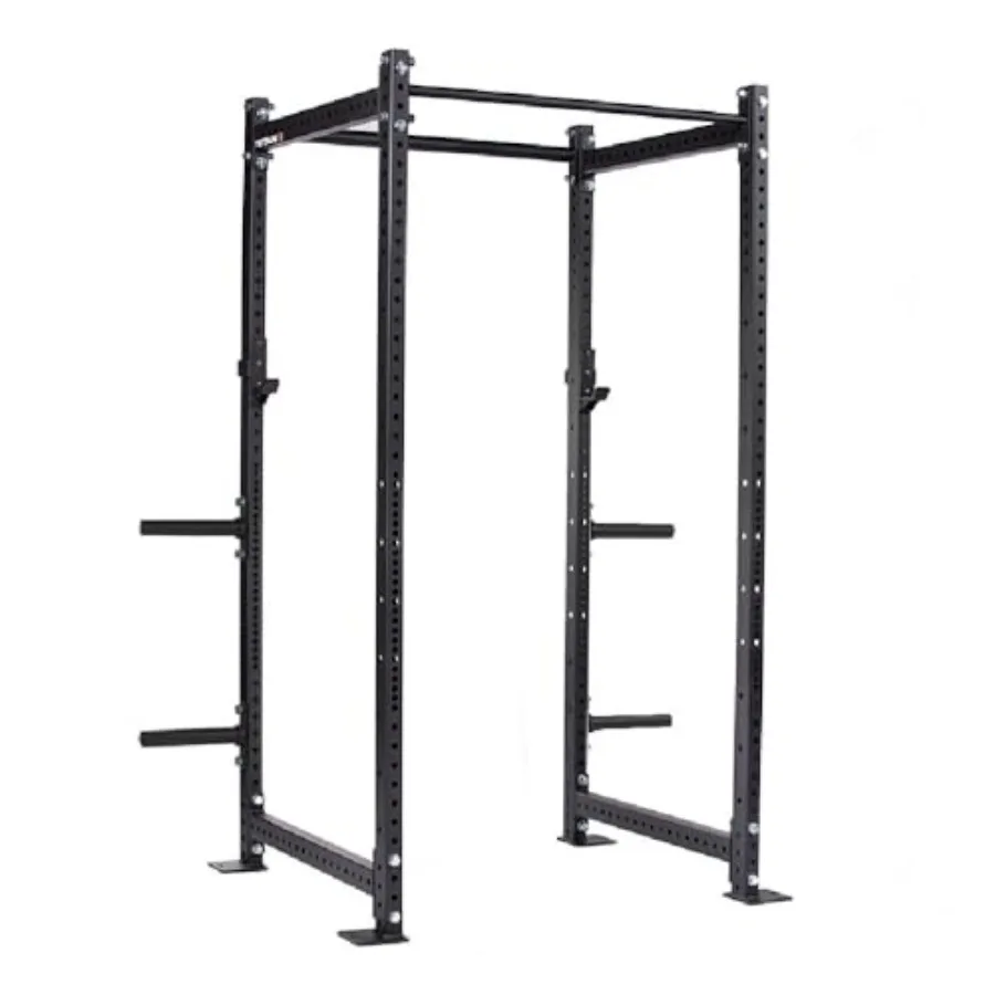 

Силовой тренажер T-3 Series Power Rack 1 с грузоподъемностью 100 фунтов для тяжелой атлетики и силовых тренировок, из черной стали, с усиленной конструкцией