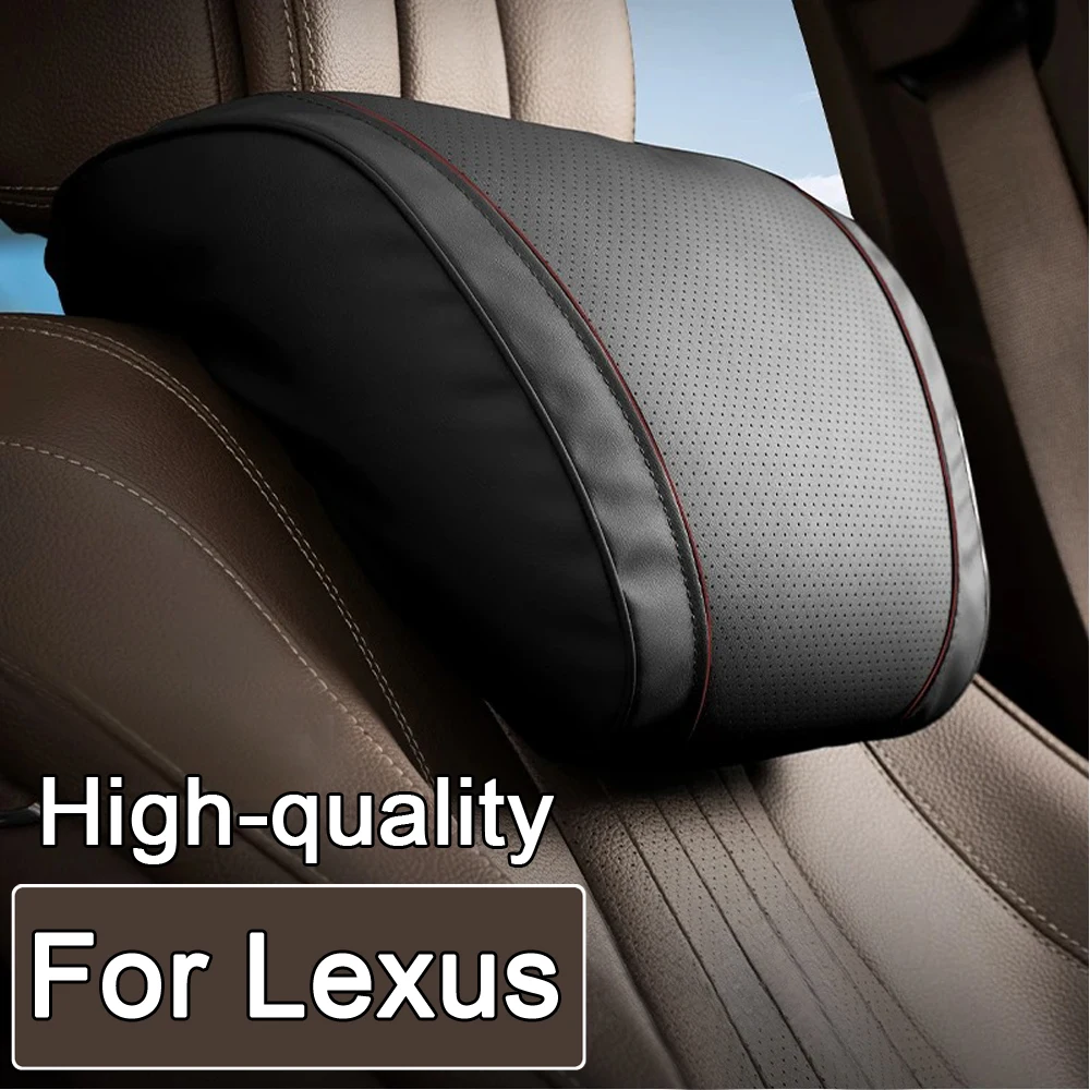 Universal Seat Headrest Car Neck Pillow Head Support Protector Pad For Lexus IS300H CT200H IS250 RX350 NX300H RX450H GX460 IS200