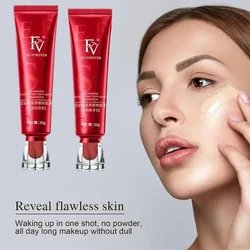 Red FV Concealer Cream Foundation Original Maquillaj Red Ginseng Herbal Skin Care Face Base Makeup Liquid Blemish Cover