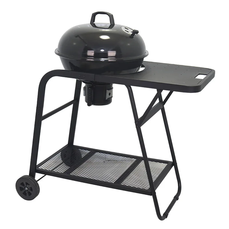 

Apple stove with lid model outdoor multifunctional basketball stove cross-border American charcoal barbecue rack
