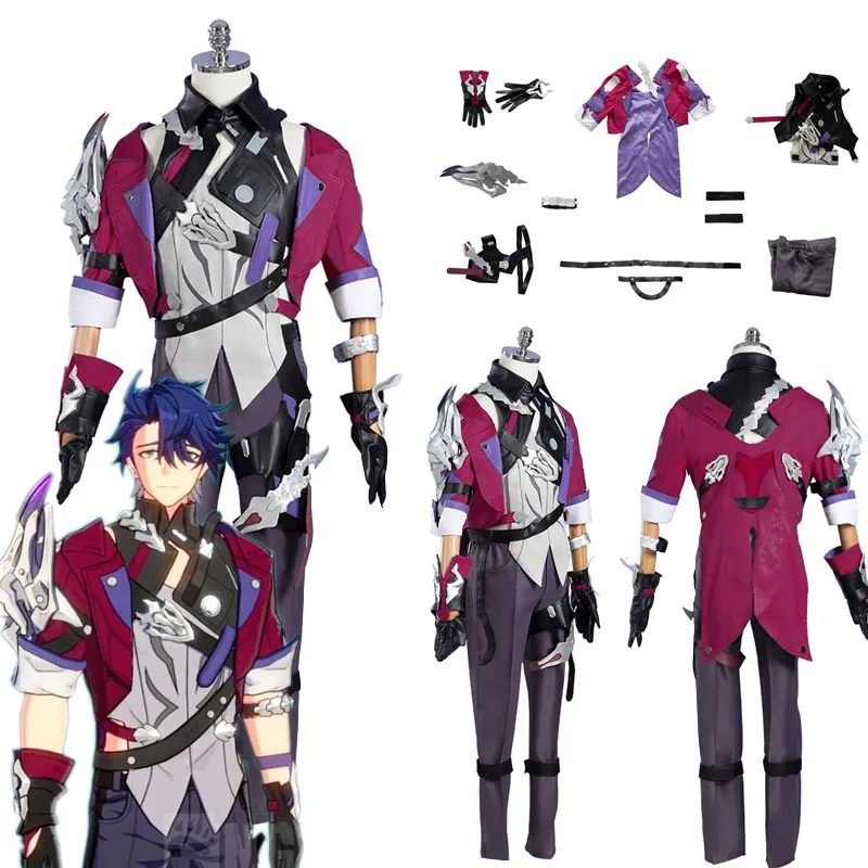 Sampo Koski Cosplay Costume Adult Men Male Game Honkai: Star Rail  Role Playing Disguise Outfits Halloween Carnival Fancy Suit