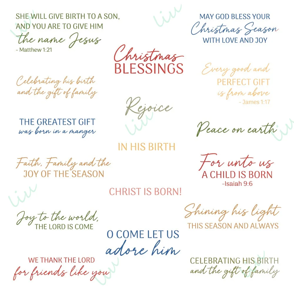 2025 New Warm Christmas Blessings Metal Cutting Dies Stamps for DIY Scrapbooking Handmade Photo Album Silent Night Christmas