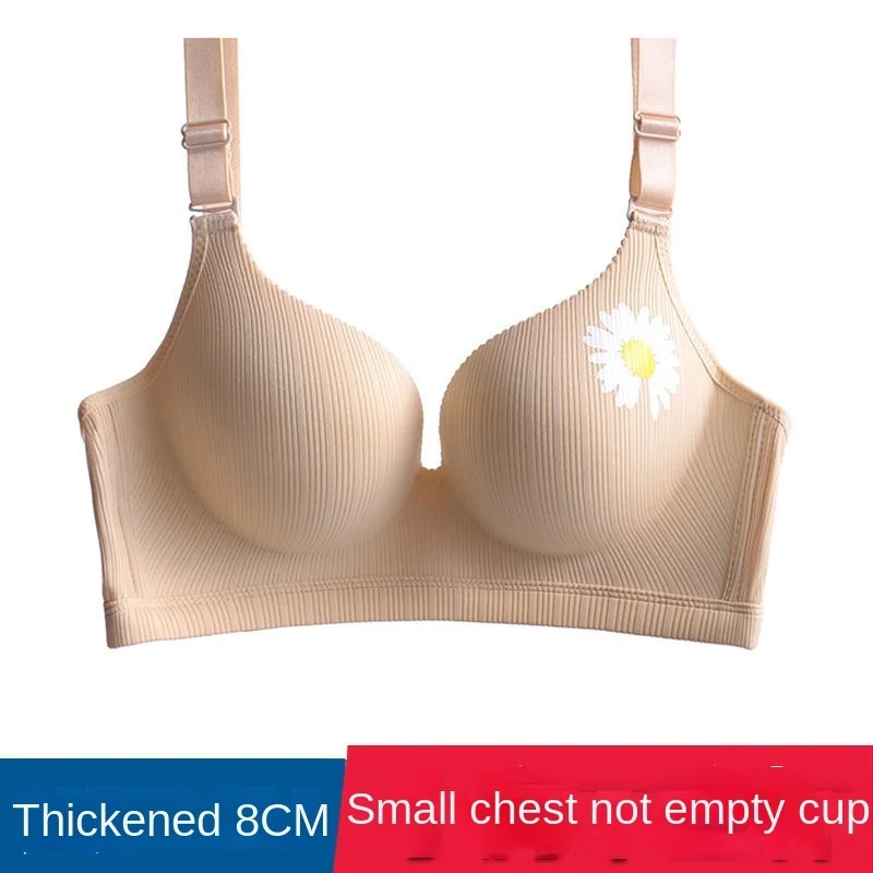 Gather to Close the Breast, Chest, Special Chest, Super Thick 8cm, Adjustable Bra Without Steel Ring sexy​ ​lingerie women